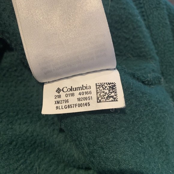 Columbia Cottonwood Par Half Snap Fleece Pullover Two Tone Jacket men's size M - Picture 7 of 7